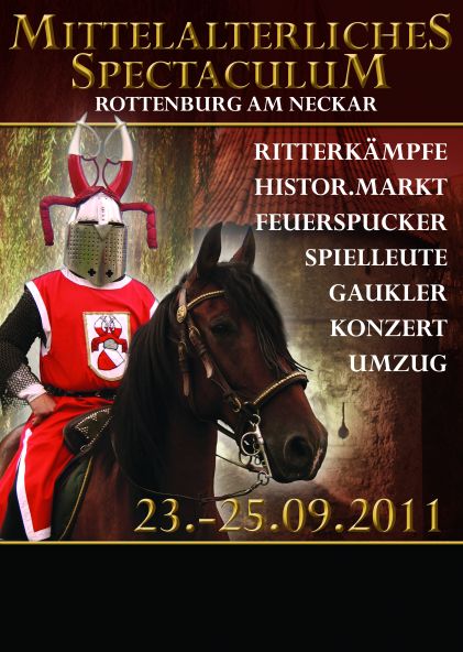 Plakat Mittelalterliches Spectaculum 2011